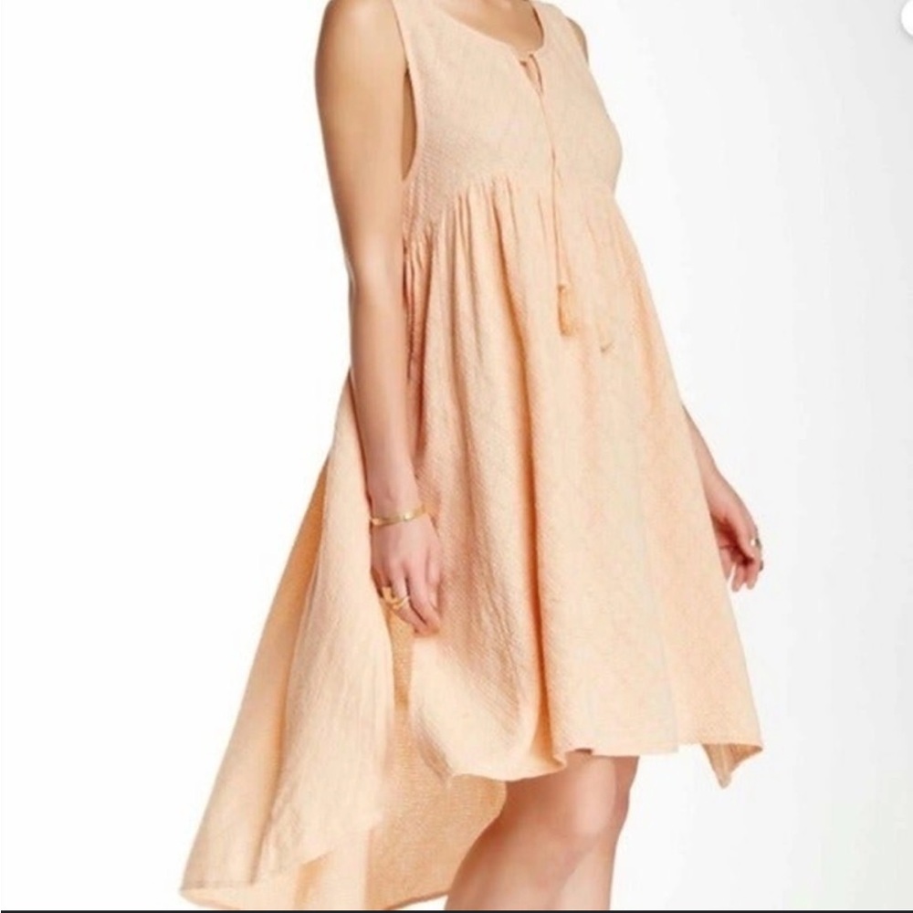 Free people high low flowy dress 🧡